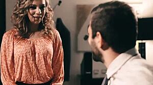 office manager tricks tiffany watson into doggystyle