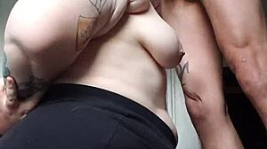 Blindfolded Redhead's Chubby Adventure