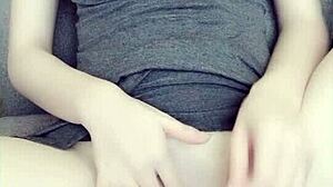 Vietnamese teen's shaved intimate area detailed close-up