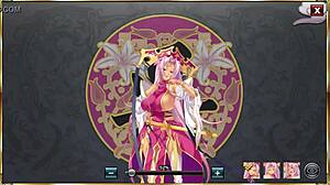 gif of sun jian hero conquering in makoi kishi sensou