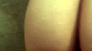 i'm in the shower with my cute hairy ass and big boobs, amateurs love sucking my tits but i slipped and moaned so loud