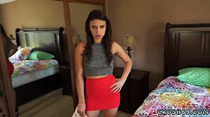 Step dad shares teen 18+ with cronys and uncles for daddy sex! 😈