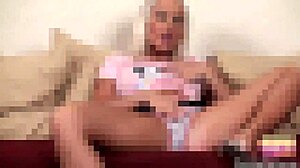 teen gives upskirt panties peek casually