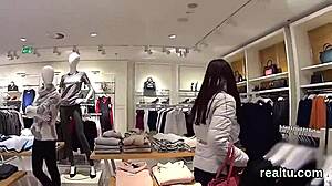 Czech teen gets seduced in mall, nailed POV.