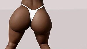 huge booty black girl nalgona shakes that ass like no other, damn she got moves for days