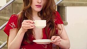 Hot Wife Takes Big Cock Anal Creampie