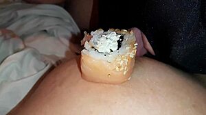i had two escorts lick sushi off my boddy in lesbian pov