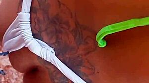 hey, this blonde's big ass gets anal and oral fun at the churrasco party 😏