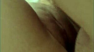 Why is the blonde wife masturbating alone? Husband joins to fuck her shaved pussy until cumshot.