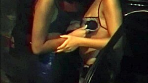 Me and My Brunette Friend Fucking a Stranger in the Public Street with Blowjobs and Cumshots