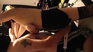 Amateur Wife Bound and Screaming in Intense BDSM Scene