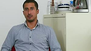 i'm making my employee suck and fuck to earn that bonus at the office.