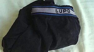 Wife's Wet Panties Tease The Cuckold Husband.