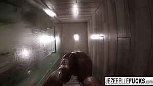 Jezebelle Bond's Steamy Shower Scene