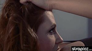 hey babe, watch me take this strap-on in my hairy pussy like a pro!