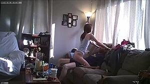 why did that petite skinny brunette milf cheat and ride him homemade while getting caught