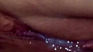 Pussy overflowing with semen load