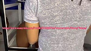 ebony babe fucked in steel cage 😈