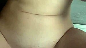 Ukrainian teen with big tits contrasts solo bath play using dildo for intense squirting orgasm