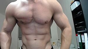 Gay Bodybuilder Faces Degrading Muscle Worship Fetish Session