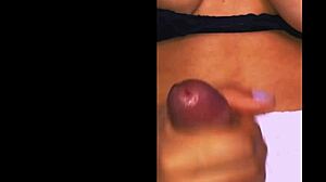 His friend's stepmother had huge tits. He couldn't help staring at them when studying at her house.