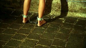 luna chained nude in stables, enduring raw humiliation