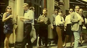 Rare vintage interracial! Chubby white lady devours massive black cock on holiday feast!