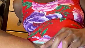 Ebony Babe Squirts Solo Joi