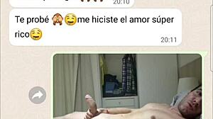 Latina's Emotional Web Chat Post-Sex