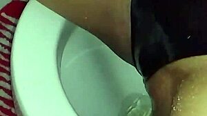 subtle hints of dirty golden shower play with depraved bebezinha unfolding