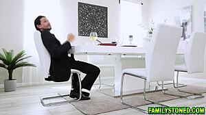 stepdad's hard cock gets me wild