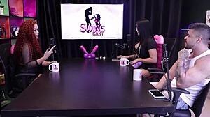 her tense threesome with trans emy