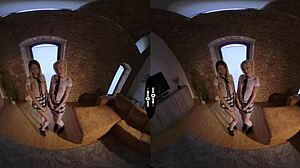 Dark Room VR Adventure With Big Bad Girls