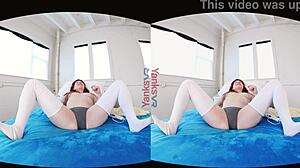 Scottish vixen Ruth Carter uses vibrator for naughty solo climax