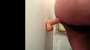 Perhaps this homemade amateur teases her big ass with a dildo toy for fun