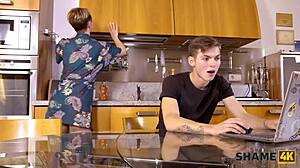 Can you believe this milf’s dirty pics led to such hot sex for silence?