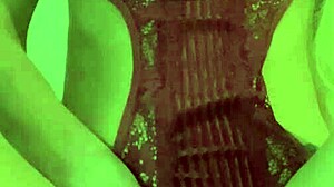 blonde teen masturbates shaved pussy.