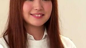 Arisa Ando, college student, tries blowjob in AV debut