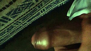 Young hot girl intensely masturbates in her private space.