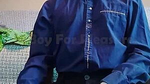 teen boy moans while cumming on clothes for pleasure