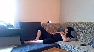 homemade first video with toys and wild fingering for orgasm