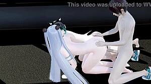 Yaoi femboy Kano in threesome sex part 1 with sissy crossdress Japanese Asian manga anime gay porn