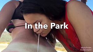 la amiga de mi esposa se traga todo mi leche 😏🍆💦