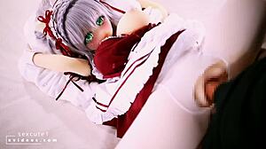 和迷人动漫性爱娃娃自拍