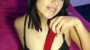 Latina amateurs play and reach explosive orgasms in homemade setting