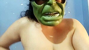 Blonde amateur in dress bends over for stepdad's hardcore interracial pussy pounding to real orgasm.