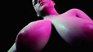 hey, check this thick milf dancing naked in 3d!