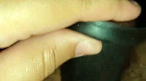 Wife riding and playing with big dildo 😏