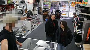 horny pawn guy pounds couple bitches in hardcore blowjob reality