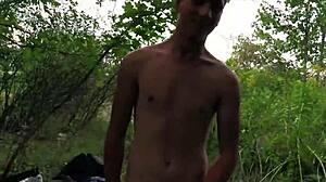 twink bends for public ass ramming